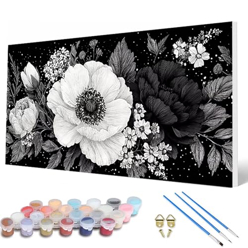 Malen Nach Zahlen Erwachsene, Blumenn Malen Nach Zahlen Anlage Paint by Numbers DIY Bastelset Erwachsene Mit 3 Pinseln und Acrylfarben für Deko Wohnzimmer, Geschenke für Frauen 60X120 CM -hcw2507SZ Malen Nach Zahlen Erwachsene, Blumenn Malen Nach Zahlen Anlage Paint by Numbers DIY Bastelset Erwachsene Mit 3 Pinseln und Acrylfarben für Deko Wohnzimmer, Geschenke für Frauen 60X120 CM -hcw2507SZ von HCWBDWOU