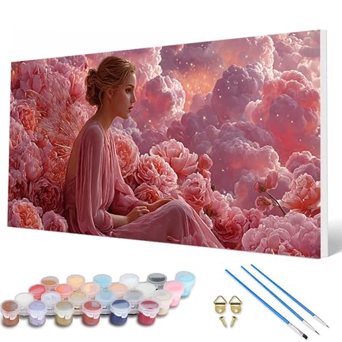 Malen Nach Zahlen Erwachsene, Blumenn Malen Nach Zahlen Fantasie Paint by Numbers DIY Bastelset Erwachsene Mit 3 Pinseln und Acrylfarben für Deko Wohnzimmer, Geschenke für Frauen 40X80CM -hcw250703 Malen Nach Zahlen Erwachsene, Blumenn Malen Nach Zahlen Fantasie Paint by Numbers DIY Bastelset Erwachsene Mit 3 Pinseln und Acrylfarben für Deko Wohnzimmer, Geschenke für Frauen 40X80CM -hcw250703 von HCWBDWOU