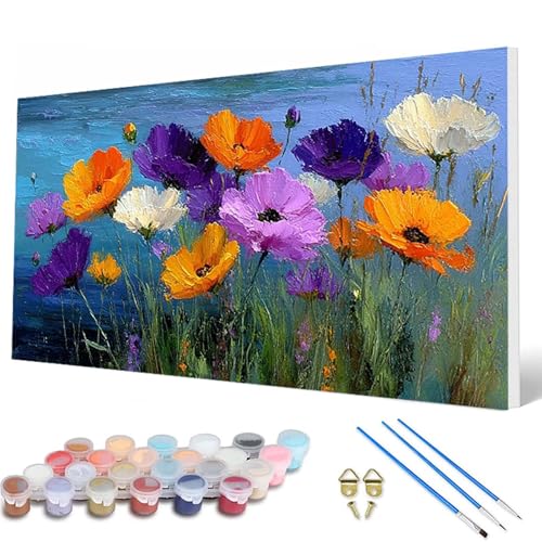 Malen Nach Zahlen Erwachsene, Blumenn Malen Nach Zahlen Meer Paint by Numbers DIY Bastelset Erwachsene Mit 3 Pinseln und Acrylfarben für Deko Wohnzimmer, Geschenke für Frauen 80 x 160 cm -hcw25072J Malen Nach Zahlen Erwachsene, Blumenn Malen Nach Zahlen Meer Paint by Numbers DIY Bastelset Erwachsene Mit 3 Pinseln und Acrylfarben für Deko Wohnzimmer, Geschenke für Frauen 80 x 160 cm -hcw25072J von HCWBDWOU