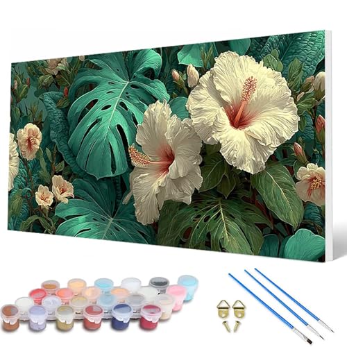 Malen Nach Zahlen Erwachsene, Blumenn Malen Nach Zahlen Natur Paint by Numbers DIY Bastelset Erwachsene Mit 3 Pinseln und Acrylfarben für Deko Wohnzimmer, Geschenke für Frauen 40X80CM -hcw2507P6 Malen Nach Zahlen Erwachsene, Blumenn Malen Nach Zahlen Natur Paint by Numbers DIY Bastelset Erwachsene Mit 3 Pinseln und Acrylfarben für Deko Wohnzimmer, Geschenke für Frauen 40X80CM -hcw2507P6 von HCWBDWOU
