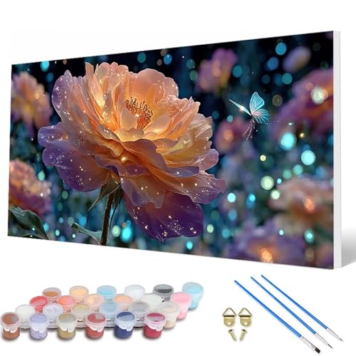 Malen Nach Zahlen Erwachsene, Blumenn Malen Nach Zahlen Schmetterling Paint by Numbers Bastelset Erwachsene Mit Pinseln und Acrylfarben für Deko Wohnzimmer, Geschenke 100 x 200 cm -hcw25076OH6MV Malen Nach Zahlen Erwachsene, Blumenn Malen Nach Zahlen Schmetterling Paint by Numbers Bastelset Erwachsene Mit Pinseln und Acrylfarben für Deko Wohnzimmer, Geschenke 100 x 200 cm -hcw25076OH6MV von HCWBDWOU
