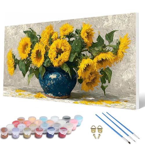 Malen Nach Zahlen Erwachsene, Blumenn Malen Nach Zahlen SonnenBlumen Paint by Numbers DIY Bastelset Erwachsene Mit Pinseln und Acrylfarben für Deko Wohnzimmer, Geschenke für Frauen 40X80 CM -hcw2507ZX Malen Nach Zahlen Erwachsene, Blumenn Malen Nach Zahlen SonnenBlumen Paint by Numbers DIY Bastelset Erwachsene Mit Pinseln und Acrylfarben für Deko Wohnzimmer, Geschenke für Frauen 40X80 CM -hcw2507ZX von HCWBDWOU