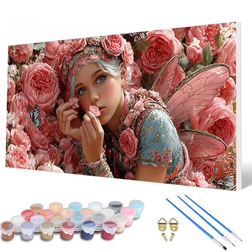 Malen Nach Zahlen Erwachsene, Elf Malen Nach Zahlen Blumenn Paint by Numbers DIY Bastelset Erwachsene Mit 3 Pinseln und Acrylfarben für Deko Wohnzimmer, Geschenke für Frauen 100X200CM -hcw25078I Malen Nach Zahlen Erwachsene, Elf Malen Nach Zahlen Blumenn Paint by Numbers DIY Bastelset Erwachsene Mit 3 Pinseln und Acrylfarben für Deko Wohnzimmer, Geschenke für Frauen 100X200CM -hcw25078I von HCWBDWOU