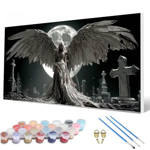 Malen Nach Zahlen Erwachsene, Engel Malen Nach Zahlen FlüGel Paint by Numbers DIY Bastelset Erwachsene Mit 3 Pinseln und Acrylfarben für Deko Wohnzimmer, Geschenke für Frauen 40X80CM -hcw2507RQ Malen Nach Zahlen Erwachsene, Engel Malen Nach Zahlen FlüGel Paint by Numbers DIY Bastelset Erwachsene Mit 3 Pinseln und Acrylfarben für Deko Wohnzimmer, Geschenke für Frauen 40X80CM -hcw2507RQ von HCWBDWOU