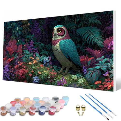 Malen Nach Zahlen Erwachsene, Eule Malen Nach Zahlen Tiere Paint by Numbers DIY Bastelset Erwachsene Mit 3 Pinseln und Acrylfarben für Zimmer Deko Wohnzimmer, Geschenke für Frauen 80X160CM -hcw2507G2 Malen Nach Zahlen Erwachsene, Eule Malen Nach Zahlen Tiere Paint by Numbers DIY Bastelset Erwachsene Mit 3 Pinseln und Acrylfarben für Zimmer Deko Wohnzimmer, Geschenke für Frauen 80X160CM -hcw2507G2 von HCWBDWOU