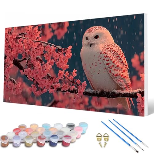 Malen Nach Zahlen Erwachsene, Eule Malen Nach Zahlen Tiere Paint by Numbers DIY Bastelset Erwachsene Mit 3 Pinseln und Acrylfarben für Zimmer Deko Wohnzimmer, Geschenke für Frauen 80X160CM -hcw2507EI Malen Nach Zahlen Erwachsene, Eule Malen Nach Zahlen Tiere Paint by Numbers DIY Bastelset Erwachsene Mit 3 Pinseln und Acrylfarben für Zimmer Deko Wohnzimmer, Geschenke für Frauen 80X160CM -hcw2507EI von HCWBDWOU