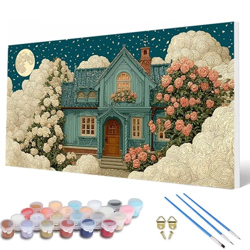 Malen Nach Zahlen Erwachsene, Fantasie Malen Nach Zahlen Kabine Paint by Numbers DIY Bastelset Erwachsene Mit 3 Pinseln und Acrylfarben für Deko Wohnzimmer, Geschenke für Frauen 40 x 80 cm -hcw25071T Malen Nach Zahlen Erwachsene, Fantasie Malen Nach Zahlen Kabine Paint by Numbers DIY Bastelset Erwachsene Mit 3 Pinseln und Acrylfarben für Deko Wohnzimmer, Geschenke für Frauen 40 x 80 cm -hcw25071T von HCWBDWOU