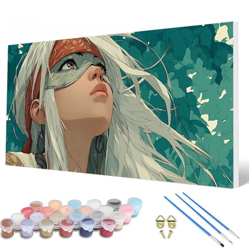 Malen Nach Zahlen Erwachsene, Frau Malen Nach Zahlen Anlage Paint by Numbers DIY Bastelset Erwachsene Mit 3 Pinseln und Acrylfarben für Zimmer Deko Wohnzimmer, Geschenke für Frauen 40X80CM -hcw2507SQ Malen Nach Zahlen Erwachsene, Frau Malen Nach Zahlen Anlage Paint by Numbers DIY Bastelset Erwachsene Mit 3 Pinseln und Acrylfarben für Zimmer Deko Wohnzimmer, Geschenke für Frauen 40X80CM -hcw2507SQ von HCWBDWOU