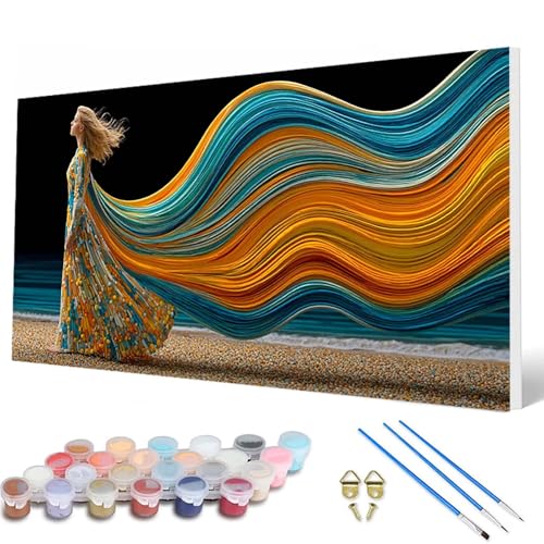 Malen Nach Zahlen Erwachsene, Frau Malen Nach Zahlen Bunt Paint by Numbers DIY Bastelset Erwachsene Mit 3 Pinseln und Acrylfarben für Zimmer Deko Wohnzimmer, Geschenke für Frauen 60X120 CM -hcw25075H Malen Nach Zahlen Erwachsene, Frau Malen Nach Zahlen Bunt Paint by Numbers DIY Bastelset Erwachsene Mit 3 Pinseln und Acrylfarben für Zimmer Deko Wohnzimmer, Geschenke für Frauen 60X120 CM -hcw25075H von HCWBDWOU