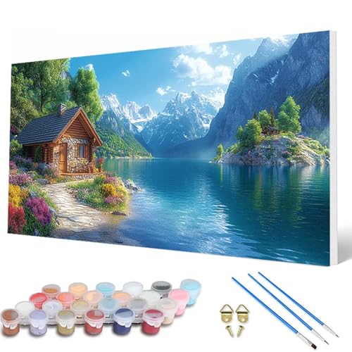 Malen Nach Zahlen Erwachsene, Gebirge Malen Nach Zahlen Landschaft Paint by Numbers DIY Bastelset Erwachsene Mit Pinseln und Acrylfarben für Deko Wohnzimmer, Geschenke für Frauen 80X160 CM -hcw2507VG Malen Nach Zahlen Erwachsene, Gebirge Malen Nach Zahlen Landschaft Paint by Numbers DIY Bastelset Erwachsene Mit Pinseln und Acrylfarben für Deko Wohnzimmer, Geschenke für Frauen 80X160 CM -hcw2507VG von HCWBDWOU