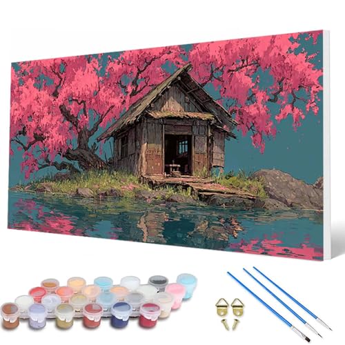 Malen Nach Zahlen Erwachsene, Kabine Malen Nach Zahlen Baum Paint by Numbers DIY Bastelset Erwachsene Mit 3 Pinseln und Acrylfarben für Deko Wohnzimmer, Geschenke für Frauen 40 x 80 cm -hcw2507I4 Malen Nach Zahlen Erwachsene, Kabine Malen Nach Zahlen Baum Paint by Numbers DIY Bastelset Erwachsene Mit 3 Pinseln und Acrylfarben für Deko Wohnzimmer, Geschenke für Frauen 40 x 80 cm -hcw2507I4 von HCWBDWOU