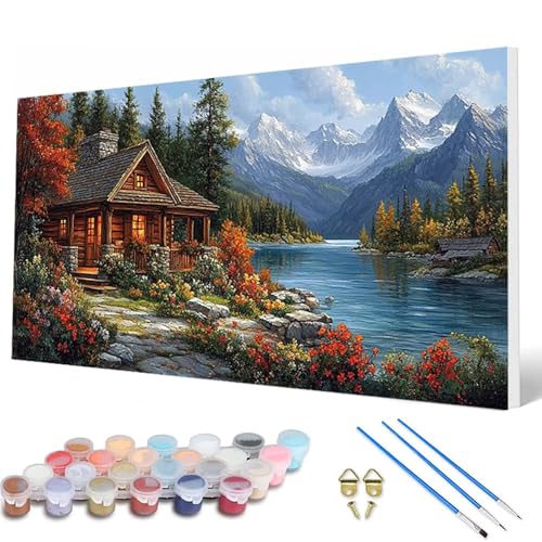 Malen Nach Zahlen Erwachsene, Kabine Malen Nach Zahlen Landschaft Paint by Numbers Bastelset Erwachsene Mit Pinseln und Acrylfarben für Deko Wohnzimmer, Geschenke für Frauen 100 x 200 cm -hcw2507L5 Malen Nach Zahlen Erwachsene, Kabine Malen Nach Zahlen Landschaft Paint by Numbers Bastelset Erwachsene Mit Pinseln und Acrylfarben für Deko Wohnzimmer, Geschenke für Frauen 100 x 200 cm -hcw2507L5 von HCWBDWOU