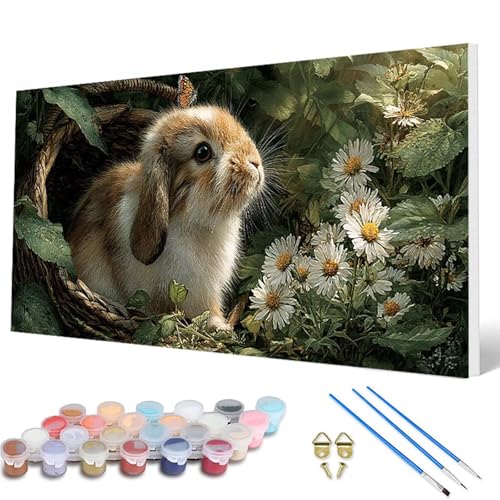 Malen Nach Zahlen Erwachsene, Kaninchen Malen Nach Zahlen Schmetterling Paint by Numbers Bastelset Erwachsene Mit Pinseln und Acrylfarben für Deko Wohnzimmer, Geschenke 100X200 CM -hcw2507148860 Malen Nach Zahlen Erwachsene, Kaninchen Malen Nach Zahlen Schmetterling Paint by Numbers Bastelset Erwachsene Mit Pinseln und Acrylfarben für Deko Wohnzimmer, Geschenke 100X200 CM -hcw2507148860 von HCWBDWOU