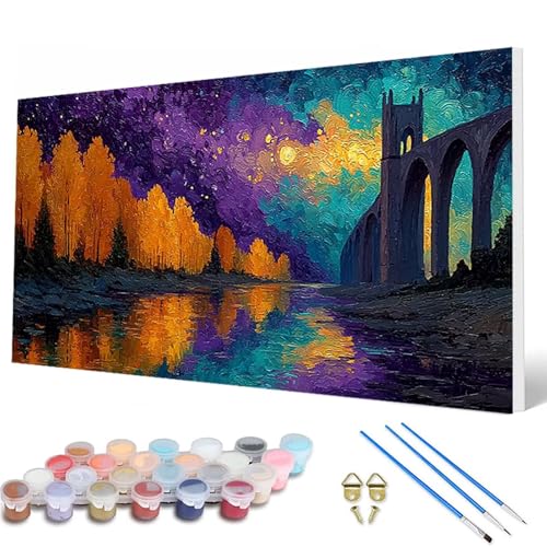Malen Nach Zahlen Erwachsene, Landschaft Malen Nach Zahlen Baum Paint by Numbers DIY Bastelset Erwachsene Mit 3 Pinseln und Acrylfarben für Deko Wohnzimmer, Geschenke für Frauen 40X80CM -hcw2507V5 Malen Nach Zahlen Erwachsene, Landschaft Malen Nach Zahlen Baum Paint by Numbers DIY Bastelset Erwachsene Mit 3 Pinseln und Acrylfarben für Deko Wohnzimmer, Geschenke für Frauen 40X80CM -hcw2507V5 von HCWBDWOU