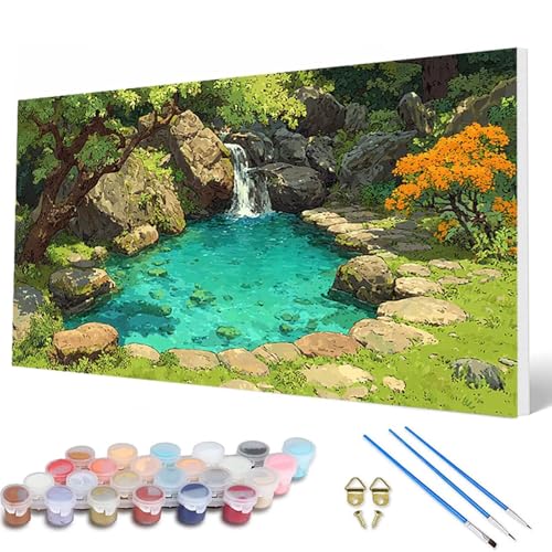 Malen Nach Zahlen Erwachsene, Landschaft Malen Nach Zahlen Baum Paint by Numbers DIY Bastelset Erwachsene Mit 3 Pinseln und Acrylfarben für Deko Wohnzimmer, Geschenke für Frauen 60 x 120 cm -hcw2507Q8 Malen Nach Zahlen Erwachsene, Landschaft Malen Nach Zahlen Baum Paint by Numbers DIY Bastelset Erwachsene Mit 3 Pinseln und Acrylfarben für Deko Wohnzimmer, Geschenke für Frauen 60 x 120 cm -hcw2507Q8 von HCWBDWOU