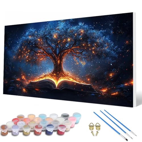 Malen Nach Zahlen Erwachsene, Landschaft Malen Nach Zahlen Baum des Lebens Paint by Numbers Bastelset Erwachsene Mit Pinseln und Acrylfarben für Deko Wohnzimmer, Geschenke 60X120 CM -hcw2507HMU9R9 Malen Nach Zahlen Erwachsene, Landschaft Malen Nach Zahlen Baum des Lebens Paint by Numbers Bastelset Erwachsene Mit Pinseln und Acrylfarben für Deko Wohnzimmer, Geschenke 60X120 CM -hcw2507HMU9R9 von HCWBDWOU
