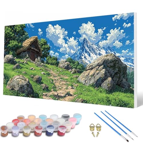 Malen Nach Zahlen Erwachsene, Landschaft Malen Nach Zahlen FrüHling Paint by Numbers DIY Bastelset Erwachsene Mit 3 Pinseln und Acrylfarben für Deko Wohnzimmer, Geschenke für Frauen 40X80CM -hcw250741 Malen Nach Zahlen Erwachsene, Landschaft Malen Nach Zahlen FrüHling Paint by Numbers DIY Bastelset Erwachsene Mit 3 Pinseln und Acrylfarben für Deko Wohnzimmer, Geschenke für Frauen 40X80CM -hcw250741 von HCWBDWOU