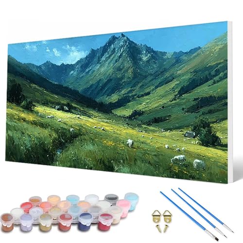 Malen Nach Zahlen Erwachsene, Landschaft Malen Nach Zahlen Gebirge Paint by Numbers DIY Bastelset Erwachsene Mit Pinseln und Acrylfarben für Deko Wohnzimmer, Geschenke für Frauen 60X120 CM -hcw25076X Malen Nach Zahlen Erwachsene, Landschaft Malen Nach Zahlen Gebirge Paint by Numbers DIY Bastelset Erwachsene Mit Pinseln und Acrylfarben für Deko Wohnzimmer, Geschenke für Frauen 60X120 CM -hcw25076X von HCWBDWOU