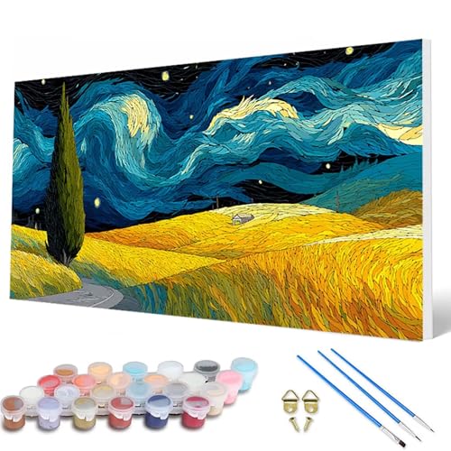 Malen Nach Zahlen Erwachsene, Landschaft Malen Nach Zahlen Landschaft Paint by Numbers DIY Bastelset Erwachsene Mit 3 Pinseln und Acrylfarben für Deko Wohnzimmer, Geschenke für Frauen 40X80CM -hcw07IU Malen Nach Zahlen Erwachsene, Landschaft Malen Nach Zahlen Landschaft Paint by Numbers DIY Bastelset Erwachsene Mit 3 Pinseln und Acrylfarben für Deko Wohnzimmer, Geschenke für Frauen 40X80CM -hcw07IU von HCWBDWOU