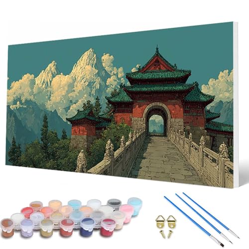 Malen Nach Zahlen Erwachsene, Landschaft Malen Nach Zahlen Schneeberg Paint by Numbers Bastelset Erwachsene Mit Pinseln und Acrylfarben für Deko Wohnzimmer, Geschenke für Frauen 60X120 CM -hcw25078L Malen Nach Zahlen Erwachsene, Landschaft Malen Nach Zahlen Schneeberg Paint by Numbers Bastelset Erwachsene Mit Pinseln und Acrylfarben für Deko Wohnzimmer, Geschenke für Frauen 60X120 CM -hcw25078L von HCWBDWOU