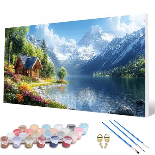 Malen Nach Zahlen Erwachsene, Landschaft Malen Nach Zahlen Schneeberg Paint by Numbers DIY Bastelset Erwachsene Mit Pinseln und Acrylfarben für Deko Wohnzimmer, Geschenke für Frauen 40X80CM -hcw25076L Malen Nach Zahlen Erwachsene, Landschaft Malen Nach Zahlen Schneeberg Paint by Numbers DIY Bastelset Erwachsene Mit Pinseln und Acrylfarben für Deko Wohnzimmer, Geschenke für Frauen 40X80CM -hcw25076L von HCWBDWOU