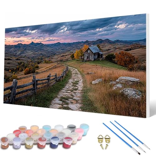 Malen Nach Zahlen Erwachsene, Landschaft Malen Nach Zahlen Wolke Paint by Numbers DIY Bastelset Erwachsene Mit 3 Pinseln und Acrylfarben für Deko Wohnzimmer, Geschenke für Frauen 40 x 80 cm -hcw2507CN Malen Nach Zahlen Erwachsene, Landschaft Malen Nach Zahlen Wolke Paint by Numbers DIY Bastelset Erwachsene Mit 3 Pinseln und Acrylfarben für Deko Wohnzimmer, Geschenke für Frauen 40 x 80 cm -hcw2507CN von HCWBDWOU