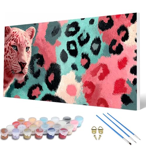 Malen Nach Zahlen Erwachsene, Leopard Malen Nach Zahlen Tiere Paint by Numbers DIY Bastelset Erwachsene Mit 3 Pinseln und Acrylfarben für Deko Wohnzimmer, Geschenke für Frauen 60X120 CM -hcw25078X Malen Nach Zahlen Erwachsene, Leopard Malen Nach Zahlen Tiere Paint by Numbers DIY Bastelset Erwachsene Mit 3 Pinseln und Acrylfarben für Deko Wohnzimmer, Geschenke für Frauen 60X120 CM -hcw25078X von HCWBDWOU