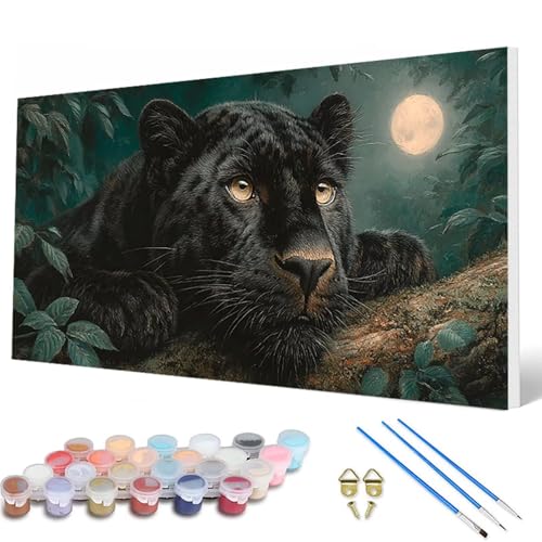 Malen Nach Zahlen Erwachsene, Leopard Malen Nach Zahlen Tiere Paint by Numbers DIY Bastelset Erwachsene Mit 3 Pinseln und Acrylfarben für Deko Wohnzimmer, Geschenke für Frauen 80 x 160 cm -hcw250751 Malen Nach Zahlen Erwachsene, Leopard Malen Nach Zahlen Tiere Paint by Numbers DIY Bastelset Erwachsene Mit 3 Pinseln und Acrylfarben für Deko Wohnzimmer, Geschenke für Frauen 80 x 160 cm -hcw250751 von HCWBDWOU