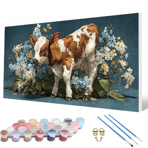 Malen Nach Zahlen Erwachsene, Ochse Malen Nach Zahlen Blumenn Paint by Numbers DIY Bastelset Erwachsene Mit 3 Pinseln und Acrylfarben für Deko Wohnzimmer, Geschenke für Frauen 100 x 200 cm -hcw250708 Malen Nach Zahlen Erwachsene, Ochse Malen Nach Zahlen Blumenn Paint by Numbers DIY Bastelset Erwachsene Mit 3 Pinseln und Acrylfarben für Deko Wohnzimmer, Geschenke für Frauen 100 x 200 cm -hcw250708 von HCWBDWOU