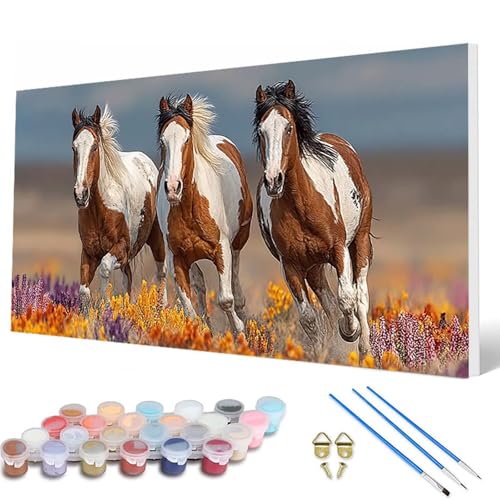 Malen Nach Zahlen Erwachsene, Pferde Malen Nach Zahlen Tiere Paint by Numbers DIY Bastelset Erwachsene Mit 3 Pinseln und Acrylfarben für Deko Wohnzimmer, Geschenke für Frauen 100X200CM -hcw2507U2 Malen Nach Zahlen Erwachsene, Pferde Malen Nach Zahlen Tiere Paint by Numbers DIY Bastelset Erwachsene Mit 3 Pinseln und Acrylfarben für Deko Wohnzimmer, Geschenke für Frauen 100X200CM -hcw2507U2 von HCWBDWOU