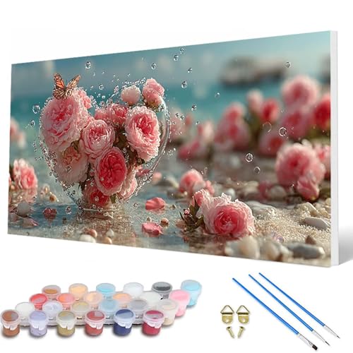 Malen Nach Zahlen Erwachsene, Schmetterling Malen Nach Zahlen Liebe Paint by Numbers Bastelset Erwachsene Mit Pinseln und Acrylfarben für Deko Wohnzimmer, Geschenke für Frauen 60 x 120 cm -hcw250786 Malen Nach Zahlen Erwachsene, Schmetterling Malen Nach Zahlen Liebe Paint by Numbers Bastelset Erwachsene Mit Pinseln und Acrylfarben für Deko Wohnzimmer, Geschenke für Frauen 60 x 120 cm -hcw250786 von HCWBDWOU