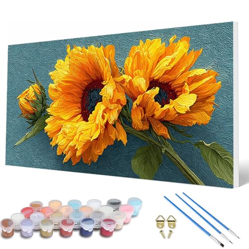 Malen Nach Zahlen Erwachsene, SonnenBlumen Malen Nach Zahlen Blumenn Paint by Numbers DIY Bastelset Erwachsene Mit Pinseln und Acrylfarben für Deko Wohnzimmer, Geschenke für Frauen 40X80CM -hcw250778 Malen Nach Zahlen Erwachsene, SonnenBlumen Malen Nach Zahlen Blumenn Paint by Numbers DIY Bastelset Erwachsene Mit Pinseln und Acrylfarben für Deko Wohnzimmer, Geschenke für Frauen 40X80CM -hcw250778 von HCWBDWOU