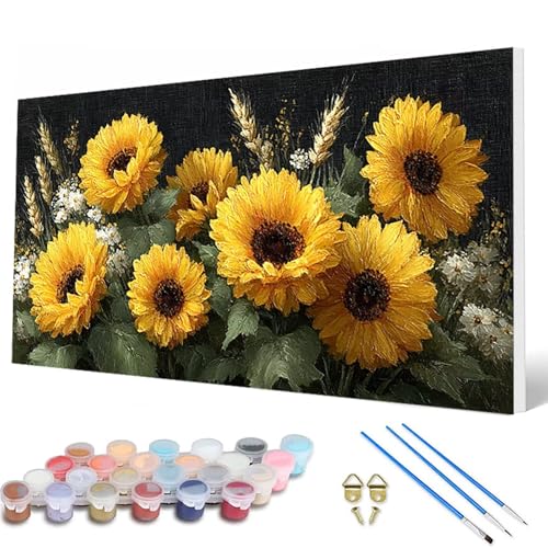 Malen Nach Zahlen Erwachsene, SonnenBlumen Malen Nach Zahlen Blumenn Paint by Numbers DIY Bastelset Erwachsene Mit Pinseln und Acrylfarben für Deko Wohnzimmer, Geschenke für Frauen 40X80CM -hcw2507XX Malen Nach Zahlen Erwachsene, SonnenBlumen Malen Nach Zahlen Blumenn Paint by Numbers DIY Bastelset Erwachsene Mit Pinseln und Acrylfarben für Deko Wohnzimmer, Geschenke für Frauen 40X80CM -hcw2507XX von HCWBDWOU