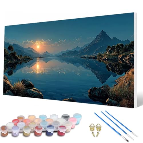 Malen Nach Zahlen Erwachsene, Sonnenaufgang Malen Nach Zahlen Landschaft Paint by Numbers Bastelset Erwachsene Mit Pinseln und Acrylfarben für Deko Wohnzimmer, Geschenke 80X160 CM -hcw25072Z6PL1 Malen Nach Zahlen Erwachsene, Sonnenaufgang Malen Nach Zahlen Landschaft Paint by Numbers Bastelset Erwachsene Mit Pinseln und Acrylfarben für Deko Wohnzimmer, Geschenke 80X160 CM -hcw25072Z6PL1 von HCWBDWOU