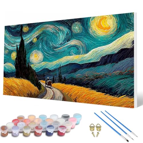 Malen Nach Zahlen Erwachsene, Sternenhimmel Malen Nach Zahlen Landschaft Paint by Numbers Bastelset Erwachsene Mit Pinseln und Acrylfarben für Deko Wohnzimmer, Geschenke für Frauen 100X200 CM -hcw07O5 Malen Nach Zahlen Erwachsene, Sternenhimmel Malen Nach Zahlen Landschaft Paint by Numbers Bastelset Erwachsene Mit Pinseln und Acrylfarben für Deko Wohnzimmer, Geschenke für Frauen 100X200 CM -hcw07O5 von HCWBDWOU