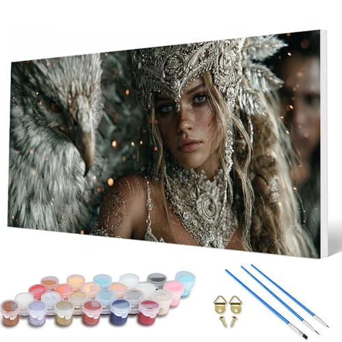 Malen Nach Zahlen Erwachsene, Tiere Malen Nach Zahlen Frau Paint by Numbers DIY Bastelset Erwachsene Mit 3 Pinseln und Acrylfarben für Deko Wohnzimmer, Geschenke für Frauen 40 x 80 cm -hcw250799 Malen Nach Zahlen Erwachsene, Tiere Malen Nach Zahlen Frau Paint by Numbers DIY Bastelset Erwachsene Mit 3 Pinseln und Acrylfarben für Deko Wohnzimmer, Geschenke für Frauen 40 x 80 cm -hcw250799 von HCWBDWOU