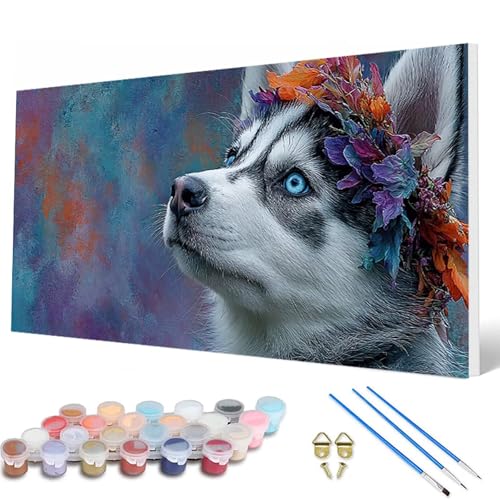 Malen Nach Zahlen Erwachsene, Tiere Malen Nach Zahlen Hund Paint by Numbers DIY Bastelset Erwachsene Mit 3 Pinseln und Acrylfarben für Zimmer Deko Wohnzimmer, Geschenke für Frauen 40X80CM -hcw25070G Malen Nach Zahlen Erwachsene, Tiere Malen Nach Zahlen Hund Paint by Numbers DIY Bastelset Erwachsene Mit 3 Pinseln und Acrylfarben für Zimmer Deko Wohnzimmer, Geschenke für Frauen 40X80CM -hcw25070G von HCWBDWOU