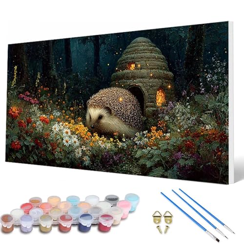 Malen Nach Zahlen Erwachsene, Tiere Malen Nach Zahlen Landschaft Paint by Numbers DIY Bastelset Erwachsene Mit Pinseln und Acrylfarben für Deko Wohnzimmer, Geschenke für Frauen 80 x 160 cm -hcw2507LK Malen Nach Zahlen Erwachsene, Tiere Malen Nach Zahlen Landschaft Paint by Numbers DIY Bastelset Erwachsene Mit Pinseln und Acrylfarben für Deko Wohnzimmer, Geschenke für Frauen 80 x 160 cm -hcw2507LK von HCWBDWOU