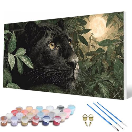 Malen Nach Zahlen Erwachsene, Tiere Malen Nach Zahlen Mond Paint by Numbers DIY Bastelset Erwachsene Mit 3 Pinseln und Acrylfarben für Deko Wohnzimmer, Geschenke für Frauen 60X120 CM -hcw25072T Malen Nach Zahlen Erwachsene, Tiere Malen Nach Zahlen Mond Paint by Numbers DIY Bastelset Erwachsene Mit 3 Pinseln und Acrylfarben für Deko Wohnzimmer, Geschenke für Frauen 60X120 CM -hcw25072T von HCWBDWOU