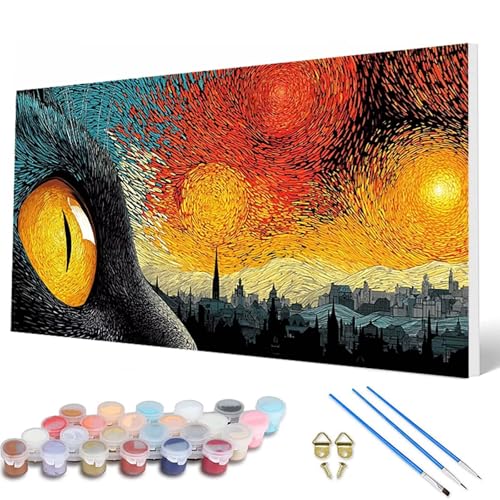 Malen Nach Zahlen Erwachsene, Tiere Malen Nach Zahlen Sternenhimmel Paint by Numbers DIY Bastelset Erwachsene Mit 3 Pinseln und Acrylfarben für Deko Wohnzimmer, Geschenke für Frauen 40X80CM -hcw2507N2 Malen Nach Zahlen Erwachsene, Tiere Malen Nach Zahlen Sternenhimmel Paint by Numbers DIY Bastelset Erwachsene Mit 3 Pinseln und Acrylfarben für Deko Wohnzimmer, Geschenke für Frauen 40X80CM -hcw2507N2 von HCWBDWOU