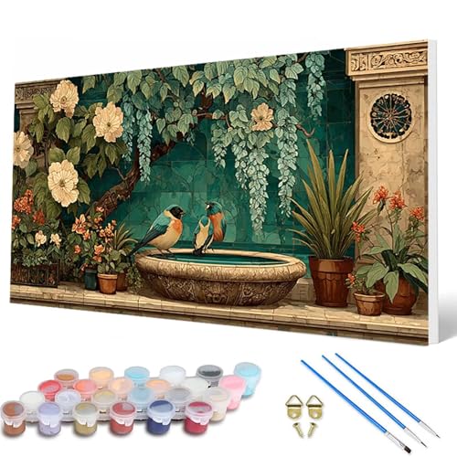 Malen Nach Zahlen Erwachsene, Vogel Malen Nach Zahlen Blumen Paint by Numbers DIY Bastelset Erwachsene Mit 3 Pinseln und Acrylfarben für Deko Wohnzimmer, Geschenke für Frauen 100X200 CM -hcw250778 Malen Nach Zahlen Erwachsene, Vogel Malen Nach Zahlen Blumen Paint by Numbers DIY Bastelset Erwachsene Mit 3 Pinseln und Acrylfarben für Deko Wohnzimmer, Geschenke für Frauen 100X200 CM -hcw250778 von HCWBDWOU