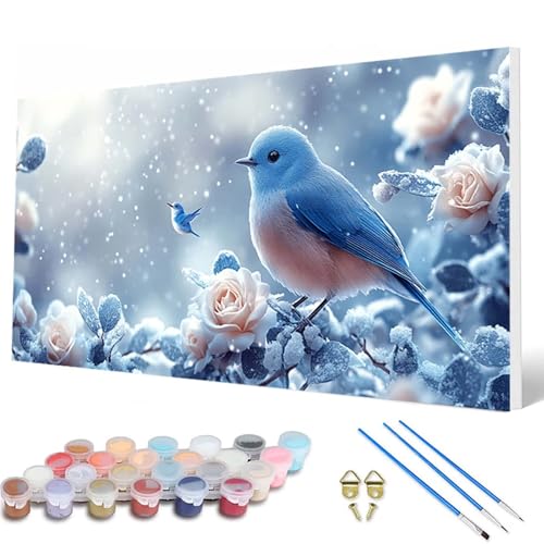 Malen Nach Zahlen Erwachsene, Vogel Malen Nach Zahlen Blumen Paint by Numbers DIY Bastelset Erwachsene Mit 3 Pinseln und Acrylfarben für Deko Wohnzimmer, Geschenke für Frauen 60X120 CM -hcw25078M Malen Nach Zahlen Erwachsene, Vogel Malen Nach Zahlen Blumen Paint by Numbers DIY Bastelset Erwachsene Mit 3 Pinseln und Acrylfarben für Deko Wohnzimmer, Geschenke für Frauen 60X120 CM -hcw25078M von HCWBDWOU