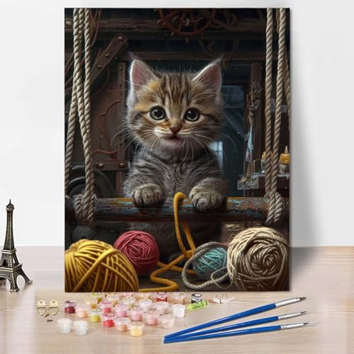 Malen Nach Zahlen Katze Malen Nach Zahlen Erwachsene Tier Painting by Numbers Adult Basteln Erwachsene, Mit 3 Pinseln und Acrylfarbe für Deko Wohnzimmer, Geschenke für Frauen 100 x 135 cm -CW250482 Malen Nach Zahlen Katze Malen Nach Zahlen Erwachsene Tier Painting by Numbers Adult Basteln Erwachsene, Mit 3 Pinseln und Acrylfarbe für Deko Wohnzimmer, Geschenke für Frauen 100 x 135 cm -CW250482 von HCWBDWOU