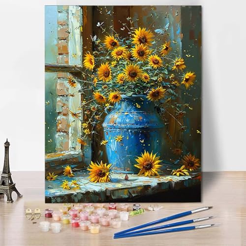 Malen Nach Zahlen Landschaft Malen Nach Zahlen Erwachsene Sonnenblume Painting by Numbers Adult Basteln Erwachsene, Mit 3 Pinseln und Acrylfarbe für Deko Wohnzimmer, Geschenke 20 X 30 CM -CW2504E0 Malen Nach Zahlen Landschaft Malen Nach Zahlen Erwachsene Sonnenblume Painting by Numbers Adult Basteln Erwachsene, Mit 3 Pinseln und Acrylfarbe für Deko Wohnzimmer, Geschenke 20 X 30 CM -CW2504E0 von HCWBDWOU