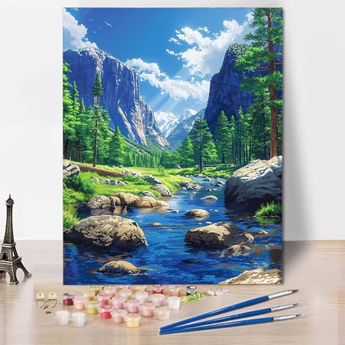 Malen Nach Zahlen Landschaft Malen Nach Zahlen Erwachsene Wald Painting by Numbers Adult Basteln Erwachsene, Mit 3 Pinseln und Acrylfarbe für Deko Wohnzimmer, Geschenke für Frauen 70 X 95 CM -CW250401 Malen Nach Zahlen Landschaft Malen Nach Zahlen Erwachsene Wald Painting by Numbers Adult Basteln Erwachsene, Mit 3 Pinseln und Acrylfarbe für Deko Wohnzimmer, Geschenke für Frauen 70 X 95 CM -CW250401 von HCWBDWOU