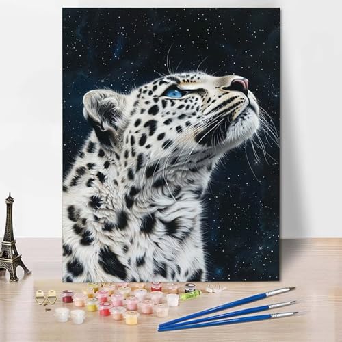 Malen Nach Zahlen Leopard Malen Nach Zahlen Erwachsene Sternenhimmel Painting by Numbers Adult Basteln Erwachsene, Mit 3 Pinseln und Acrylfarbe für Deko Wohnzimmer, Geschenke 70 X 95 CM -CW2504DI Malen Nach Zahlen Leopard Malen Nach Zahlen Erwachsene Sternenhimmel Painting by Numbers Adult Basteln Erwachsene, Mit 3 Pinseln und Acrylfarbe für Deko Wohnzimmer, Geschenke 70 X 95 CM -CW2504DI von HCWBDWOU