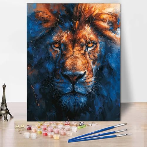 Malen Nach Zahlen Löwe Malen Nach Zahlen Erwachsene Tier Painting by Numbers Adult Basteln Erwachsene, Mit 3 Pinseln und Acrylfarbe für Deko Wohnzimmer, Geschenke für Frauen 100 x 135 cm -CW25041G Malen Nach Zahlen Löwe Malen Nach Zahlen Erwachsene Tier Painting by Numbers Adult Basteln Erwachsene, Mit 3 Pinseln und Acrylfarbe für Deko Wohnzimmer, Geschenke für Frauen 100 x 135 cm -CW25041G von HCWBDWOU