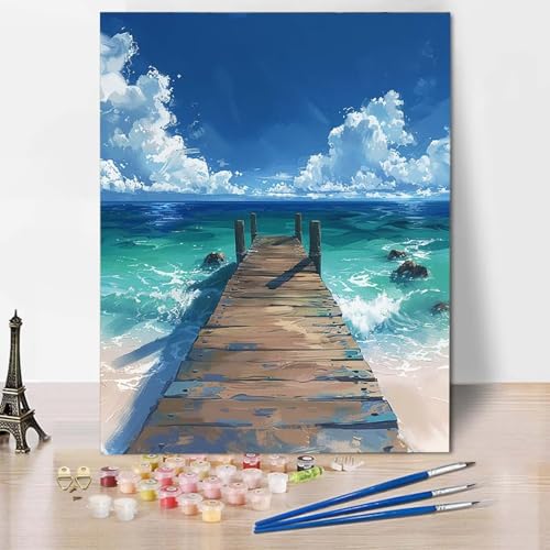 Malen Nach Zahlen Ozean Malen Nach Zahlen Erwachsene Landschaft Painting by Numbers Adult Basteln Erwachsene, Mit 3 Pinseln und Acrylfarbe für Deko Wohnzimmer, Geschenke 70 X 95 CM -CW25047X2P5 Malen Nach Zahlen Ozean Malen Nach Zahlen Erwachsene Landschaft Painting by Numbers Adult Basteln Erwachsene, Mit 3 Pinseln und Acrylfarbe für Deko Wohnzimmer, Geschenke 70 X 95 CM -CW25047X2P5 von HCWBDWOU