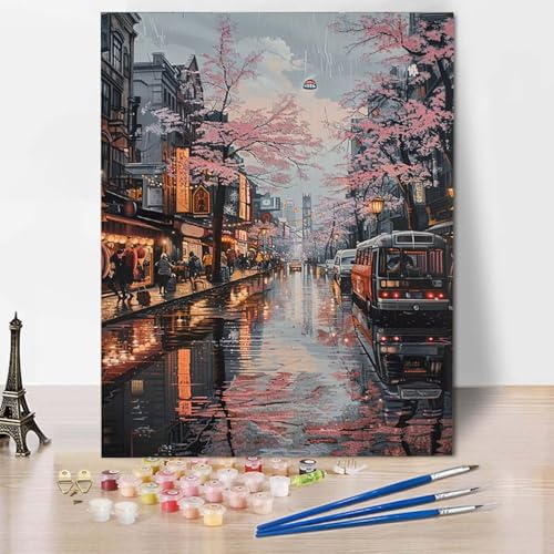 Malen Nach Zahlen Stadt Malen Nach Zahlen Erwachsene Landschaft Painting by Numbers Adult Basteln Erwachsene, Mit 3 Pinseln und Acrylfarbe für Deko Wohnzimmer, Geschenke 70 X 95 CM -CW2504TF86R Malen Nach Zahlen Stadt Malen Nach Zahlen Erwachsene Landschaft Painting by Numbers Adult Basteln Erwachsene, Mit 3 Pinseln und Acrylfarbe für Deko Wohnzimmer, Geschenke 70 X 95 CM -CW2504TF86R von HCWBDWOU