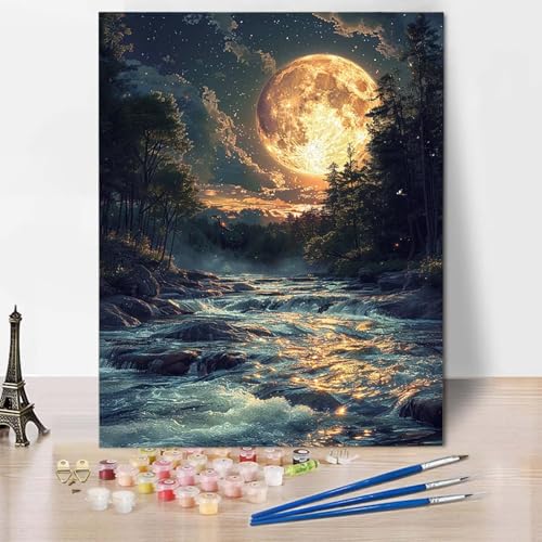 Malen Nach Zahlen Wald Malen Nach Zahlen Erwachsene Sternenhimmel Painting by Numbers Adult Basteln Erwachsene, Mit 3 Pinseln und Acrylfarbe für Deko Wohnzimmer, Geschenke 40 x 60 cm -CW25041L6 Malen Nach Zahlen Wald Malen Nach Zahlen Erwachsene Sternenhimmel Painting by Numbers Adult Basteln Erwachsene, Mit 3 Pinseln und Acrylfarbe für Deko Wohnzimmer, Geschenke 40 x 60 cm -CW25041L6 von HCWBDWOU